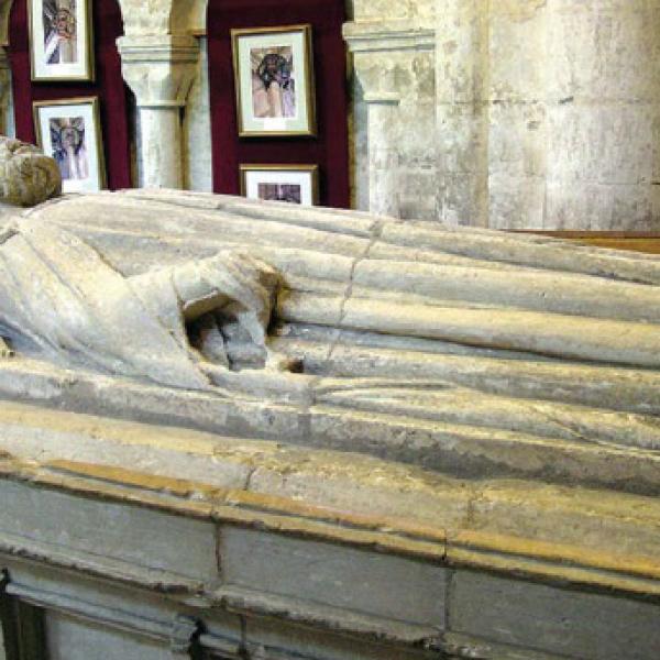 14th Century of King Athelstan in Malmesbury Abbey